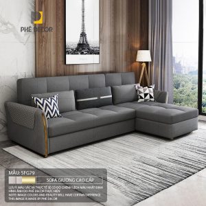 Sofa Giường Vải Chống Mèo Cào Loire SFG79