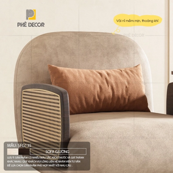 Eda SFG135 là một lựa chọn độc đáo, là sự giao thoa tinh tế giữa phong cách hiện đại và nét đẹp thủ công truyền thống