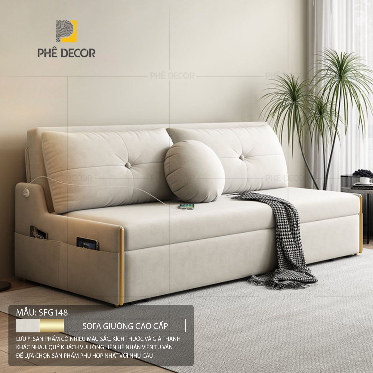 Sofa Giường Kéo Folke SFG148
