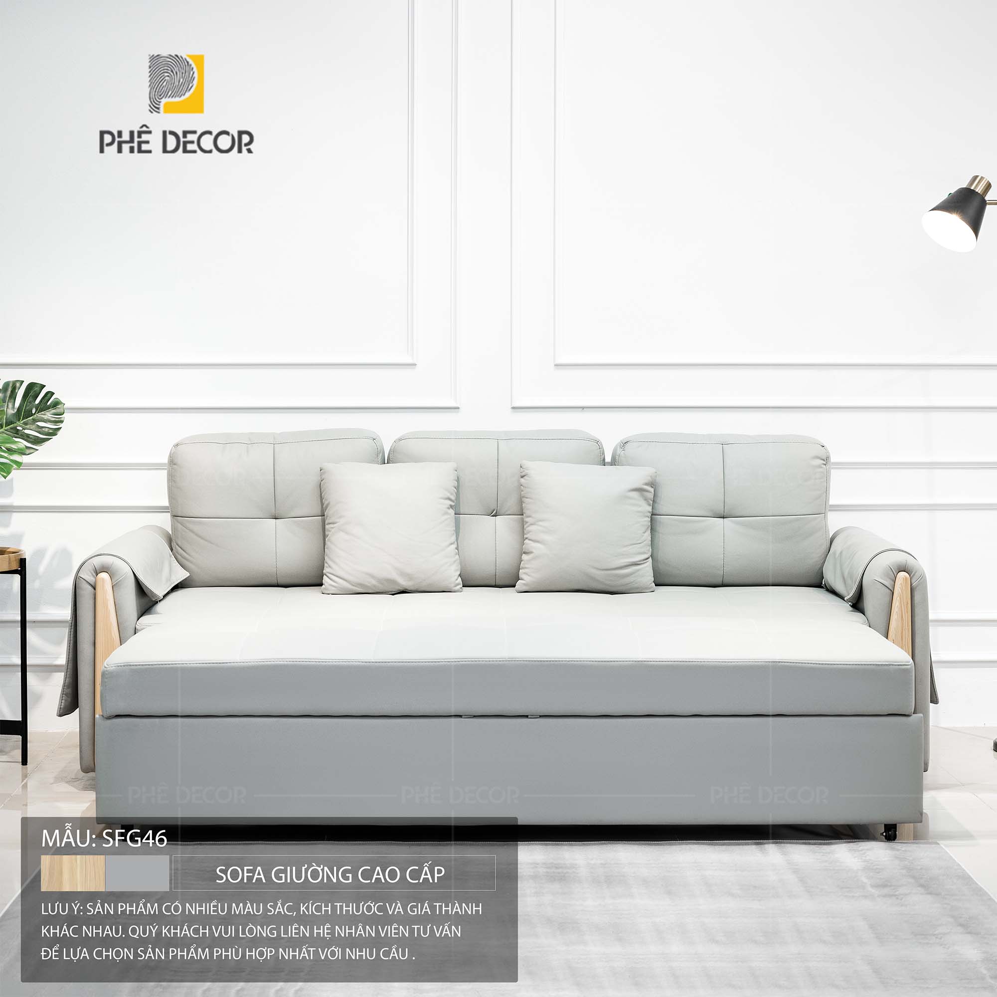 Sofa giường Bắc Âu Rosetta SFG46