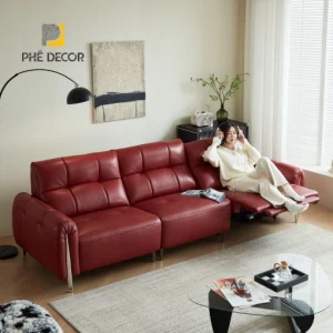 Ghế sofa thư giãn chỉnh điện công thái học mới nhất 2026