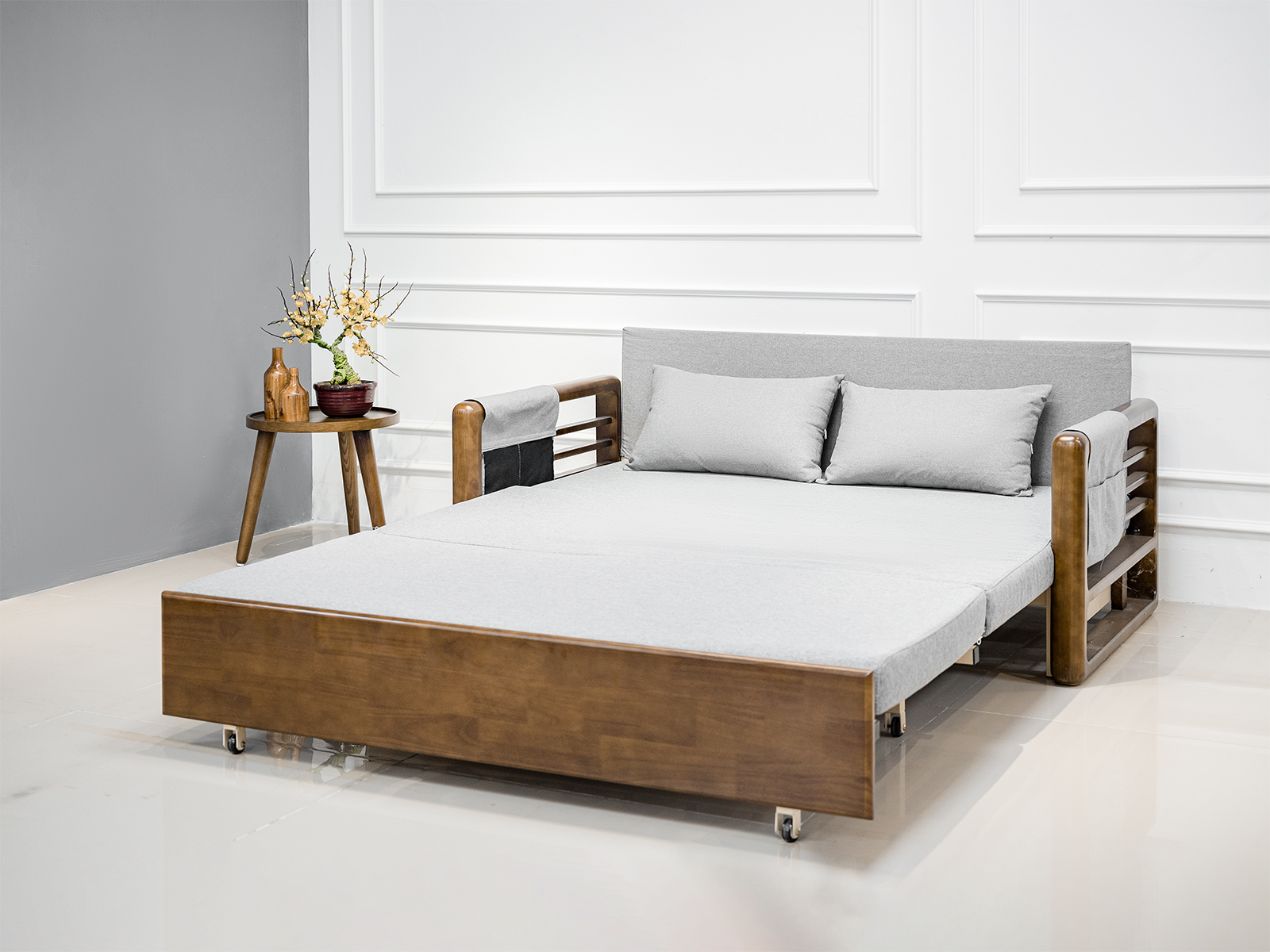 Sofa Giường Gỗ cao cấp - Nội thất thông minh Phê Decor