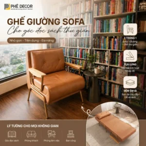 Kinh Nghiệm Chọn Sofa Giường Đơn: 4 Yếu Tố Bạn Không Được Bỏ Qua